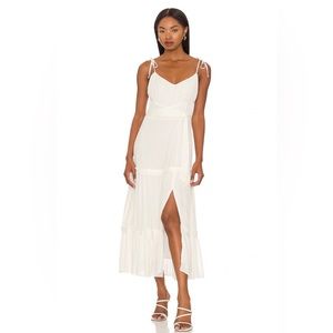 Inesa Midi Dress in White